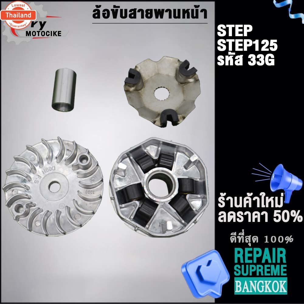 ล้อขัสายพานหน้ รหัส KVB,KZR,K44,KZL,54P,33S,33G,52B,B63,2BL ล้อขัสายพานหน้