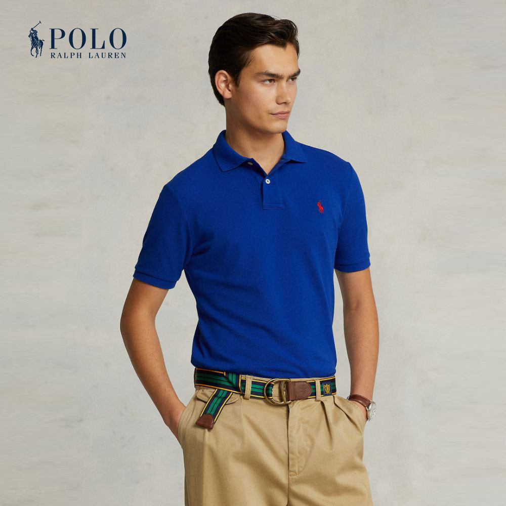 Polo Ralph Lauren POLO เสื้อโปโล รุ่น MNPOKNI1N820346 สี 400 BLUE