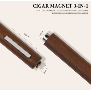 แม่เหล็กดูดสีเจล แคทอาย สีเจลลูกแก้ว เจลตาแมว อุปกรณ์ทำเล็บ CIGAR MAGNET 3 IN 1