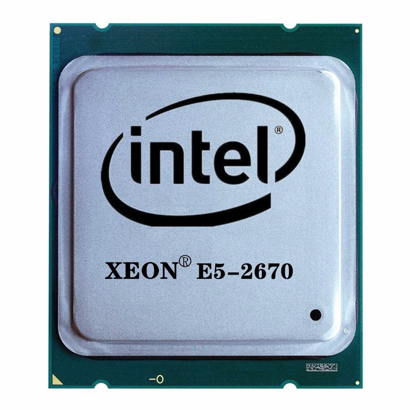 Intel e5-2680 v2 cpu รุ่นอย่างเป็นทางการฟิล์มหลวม E5 2670 2680 2011 เข็ม X79