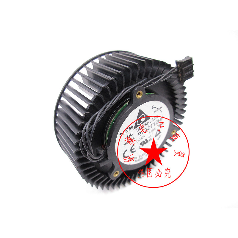 ของแท้ GTX460 480 580 รุ่นสาธารณะ Sotai GTX680 670 พัดลมการ์ดกราฟิก BFB0712HF Turbo