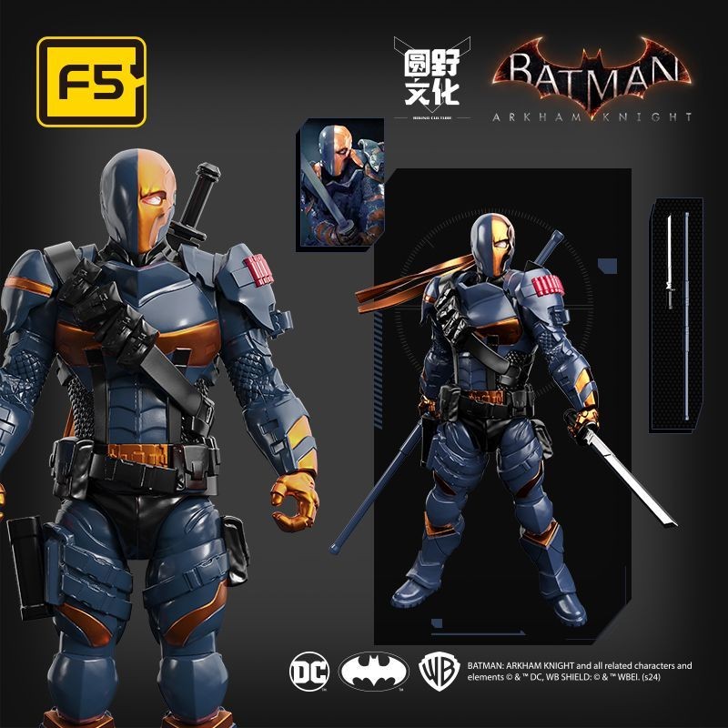 F5 Building Blocks Yuanye DC ของแท้ที่ได้รับอนุญาต Batman Arkham Knight Movable ทหารประกอบ Fig