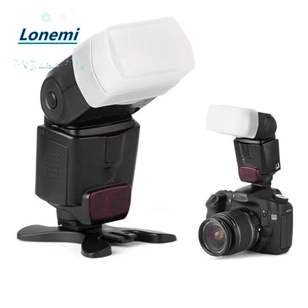 LONEMI Flash Diffuser, Dome White Light Diffuser, จานโป๊ะซิลิโคนดิฟฟิวเซอร์