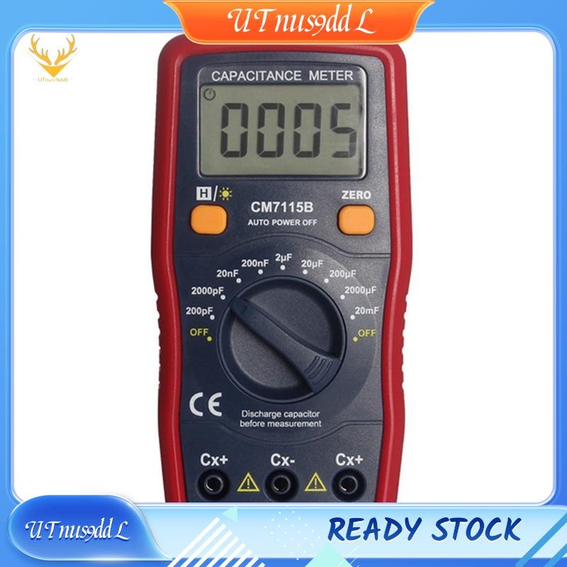 [UTnus9ddL] CM7115B เครื่องวัดความจุมัลติมิเตอร์แบบดิจิตอลเครื่องมือวัดจอแสดงผล LCD,CM-7115A อัพเกรด