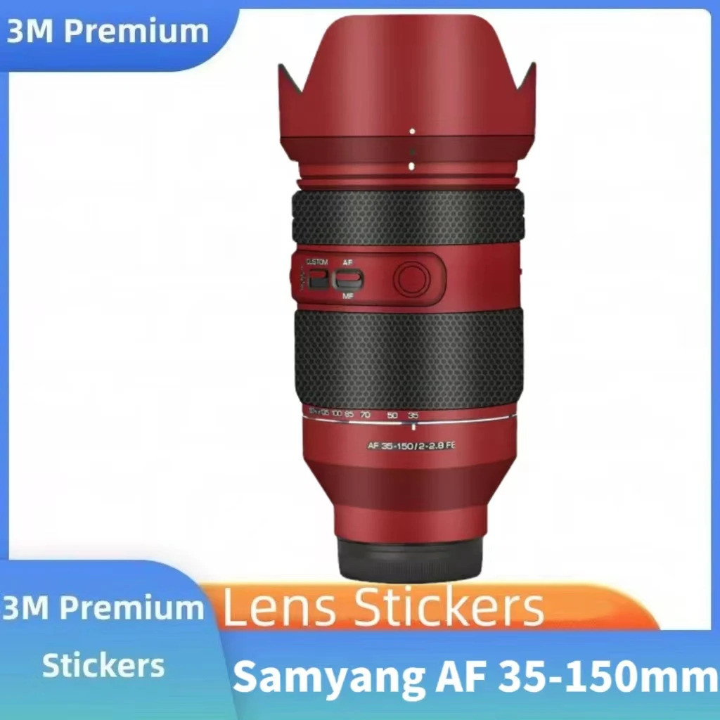 สําหรับ Samyang AF 35-150 มม.F2-2.8 FE Decal ไวนิลห่อฟิล์มเลนส์กล้องสติกเกอร์ Protector Coat 35-150 
