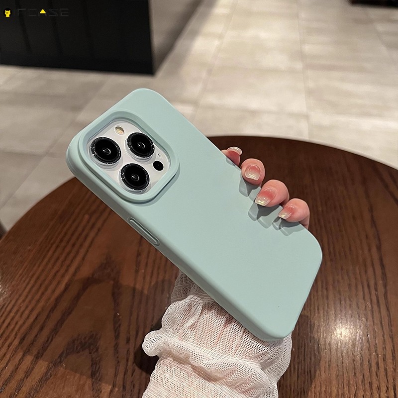 ใช้งานร่วมกับสําหรับ iQOO 15 13 12 11 Pro 11s U5 U5e U3 U3x iQOO13 iQOO12 iQOO11 เคสโทรศัพท์สีทึบน่า