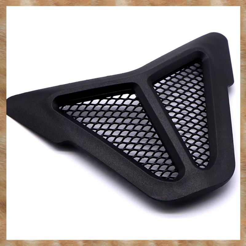 [KYG] รถจักรยานยนต์ไฟหน้าแฟริ่งยามฝาครอบไอดีสําหรับ YZF-R15 YZF R15 V3 2018-2020 อุปกรณ์เสริม, สีดํา