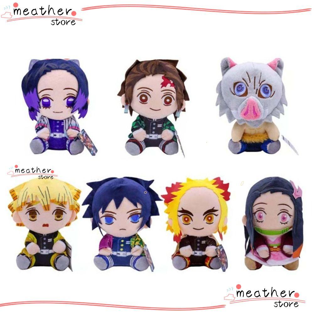 MEATHERSTORE ญี่ปุ่นอะนิเมะตุ๊กตาของเล่น, Tanjirou Kamado Iguro Obanai Demon Slayer ตุ๊กตาตุ๊กตา, Ne