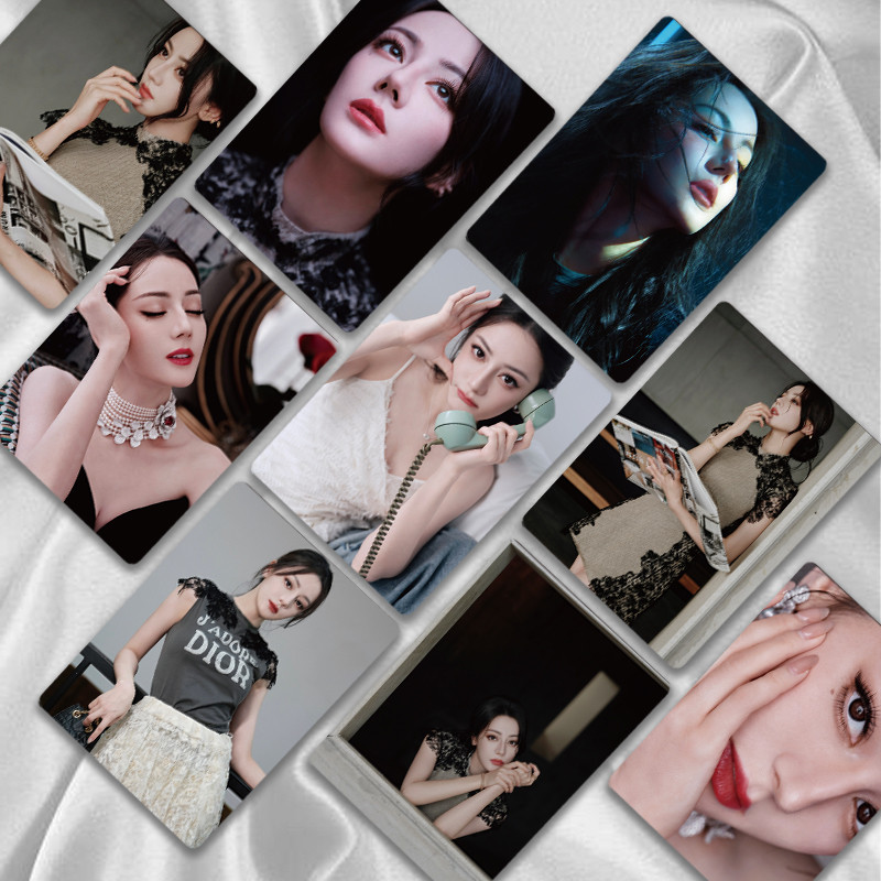50-55pcs ละครจีน Actor Dilraba DIli Reba โฮโลแกรม Lomo การ์ด VEIL OF SHADOWS Lu Wuyi Wu Wangyan Chen