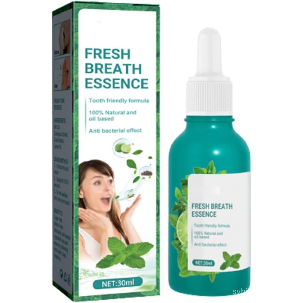 Fresh Breath Oral Care Essence, Breath Treatment for Adults, Dry and Bad Mouth Smell Removing Drops,