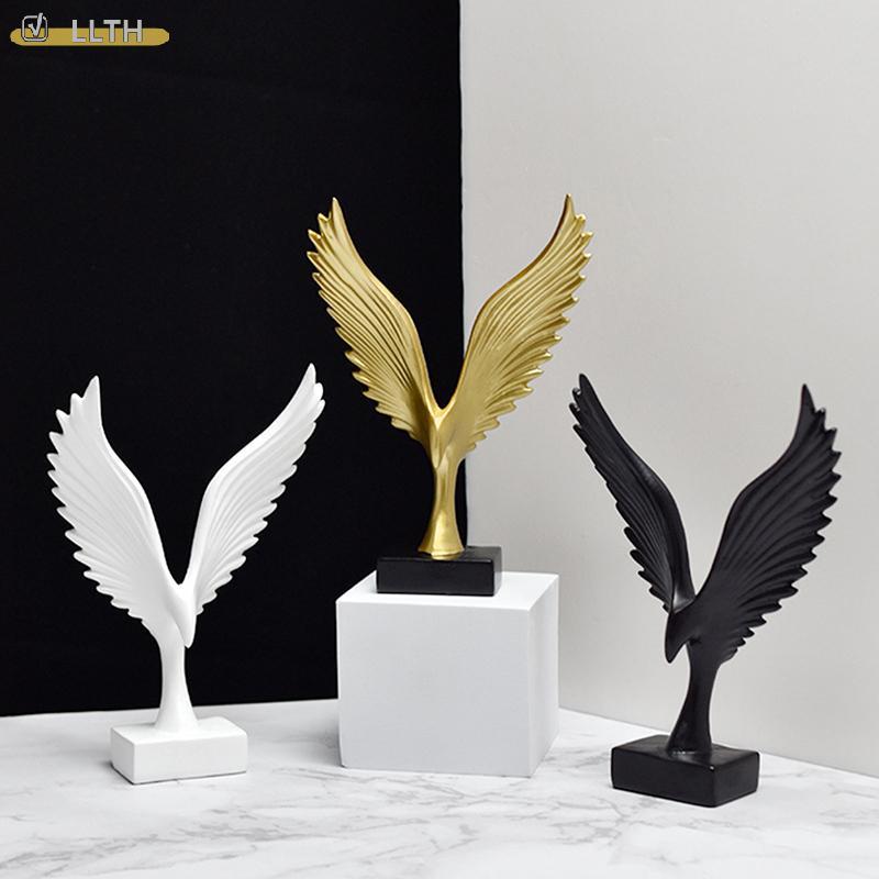 รูปปั้นเรซิ่น Eagle Angel Wing สำหรับตกแต่งบ้าน