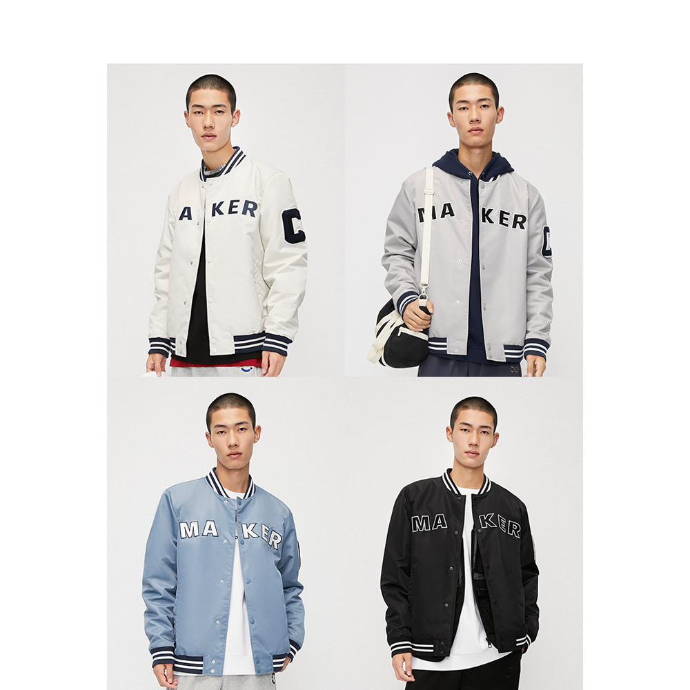 Jack Jones O'Reilly แจ็คเก็ตผู้ชายสำหรับฤดูใบไม้ผลิ ออกแบบมาเพื่อสวมใส่ได้หลายโอกาส พร้อมลายปักสวยงา