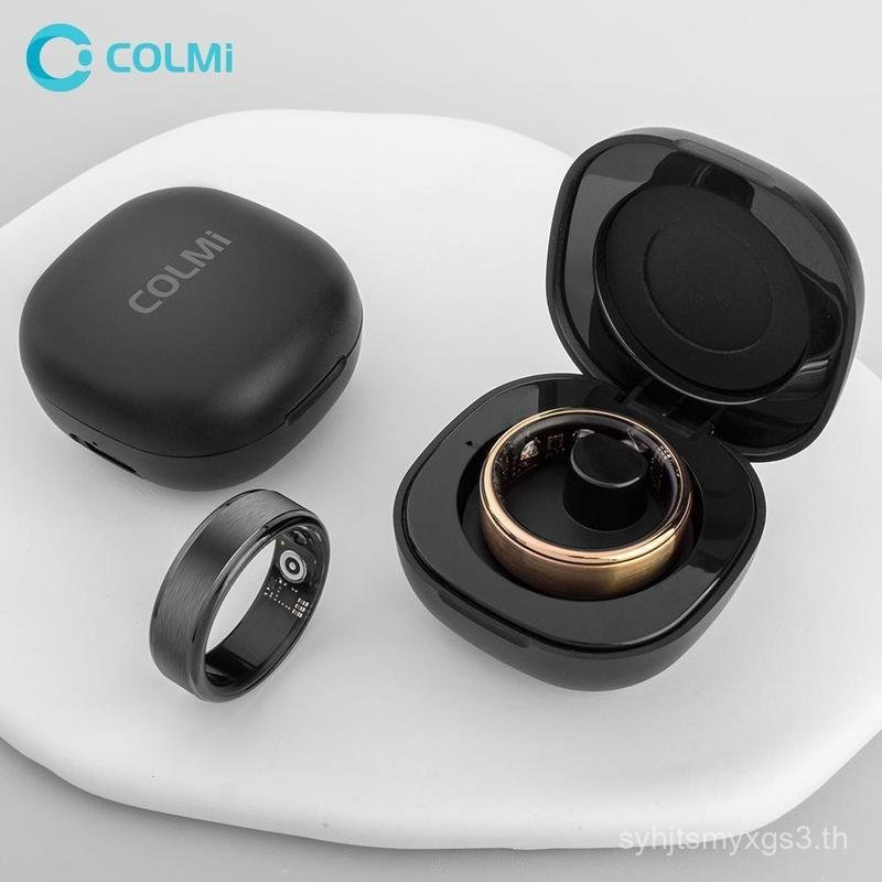 ColMi R03 Smart Ring, Waterproof Smart Ring with Charging Compartment, Fashionable Stainless Steel R