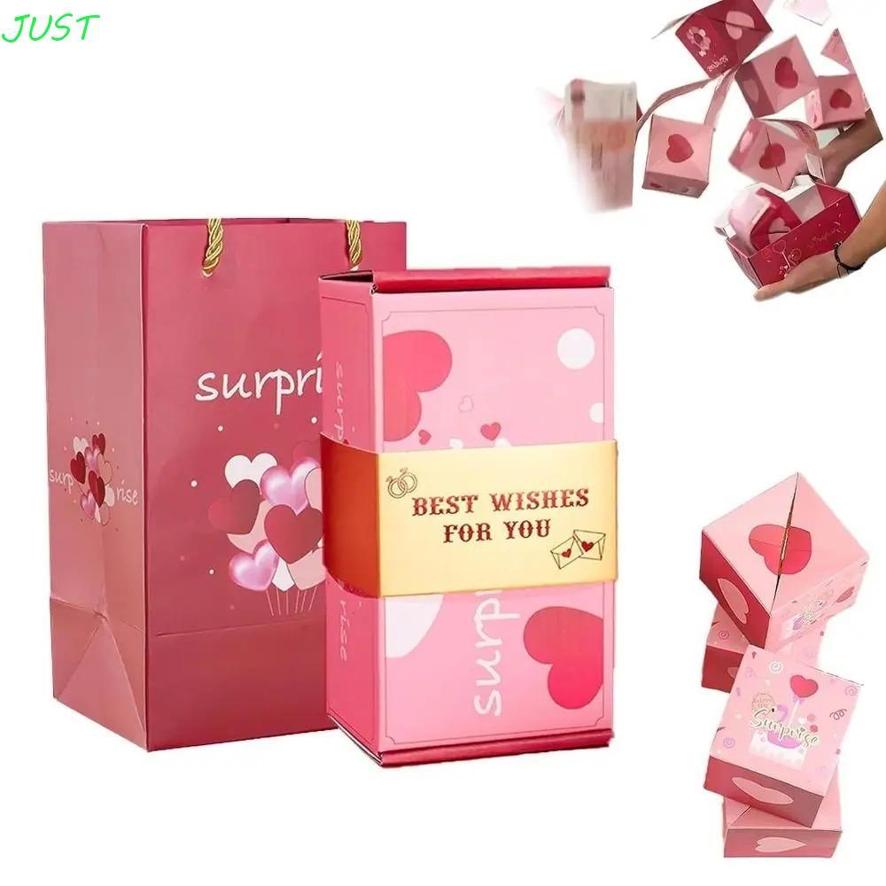 JUST Surprise Bounce Box, Luxury Pop Up Surprise Cash Explosion Gift Box, New Gift Box Paper Fun Mon