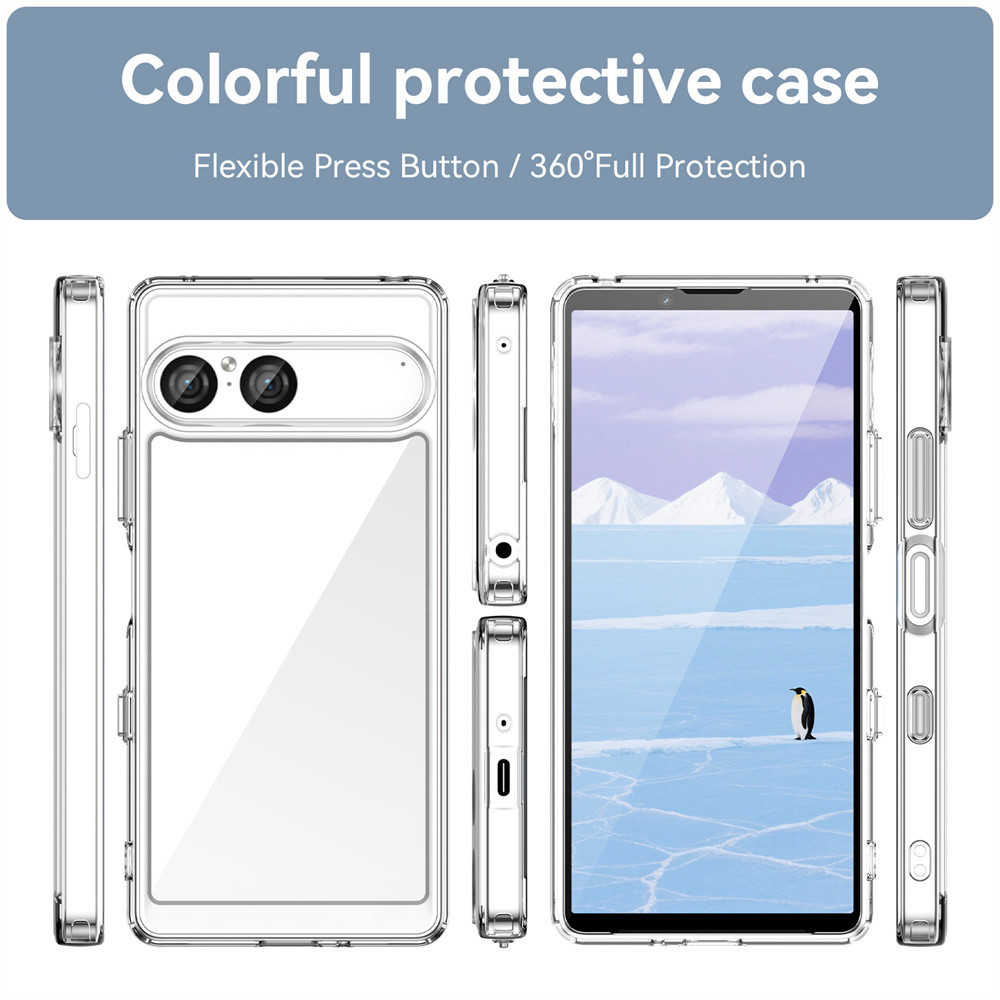 สําหรับ Sony Xperia 10 VII Fusion PMMA + เคสโทรศัพท์ TPU รูปที่ 6
