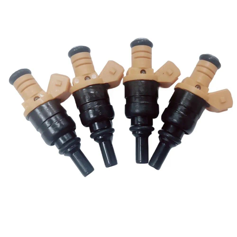 4PCS หัวฉีดน้ํามันเชื้อเพลิง OEM 0K30E-13-250 0K30E13250 สําหรับ Hyundai พร้อม Kia พร้อม Rio 1.6L 20