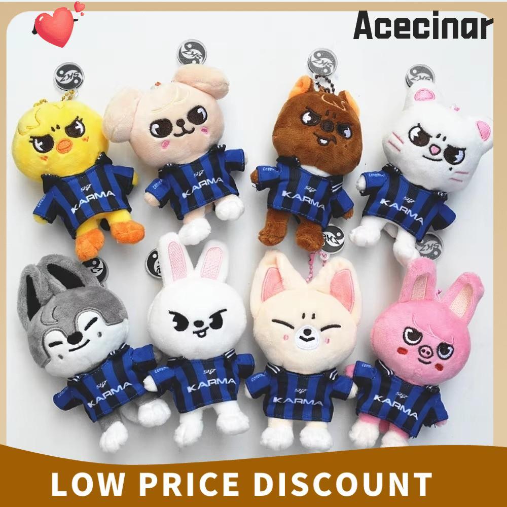 ACECINAR SKZOO Karma พวงกุญแจตุ๊กตา, Felix KARMA SKZOO Stay SKZOO พวงกุญแจ Charm Plush Evil Emotion 