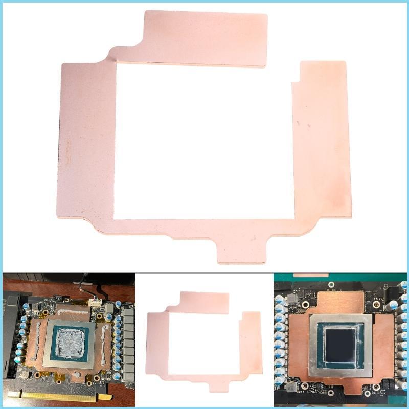 EZR GPU ฮีทซิงค์ทองแดงชุบนิกเกิล RTX 3080ti 3090 3090ti ลง 15-40 องศา