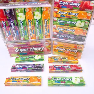 ซุปเปอร์ เอสเอ็นเอส ทวิสตี้ ลูกอมซูกัส 4 รส ใน 1 ตลับ 30 ชิ้น มีอย.ไทย JELLYBEAN jelly berry