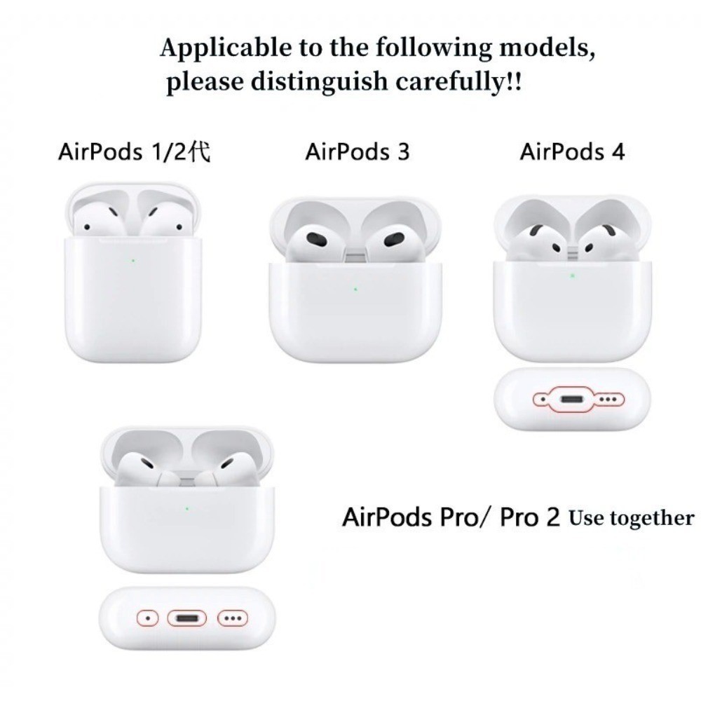 การ์ตูน Cat + จี้ AirPods สําหรับ AirPods Pro3 AirPods Pro/Pro2 AirPods 4/3/2/1 ปลอกหูฟังซิลิโคน - รูปที่ 7