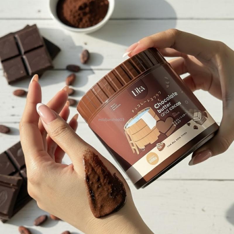 (ได้ 2 กระปุก) สครับลิต้า [สูตร สครับช็อคโกแลต] Lita Brightening Body Scrub ขนาด 500 กรัม - รูปที่ 4