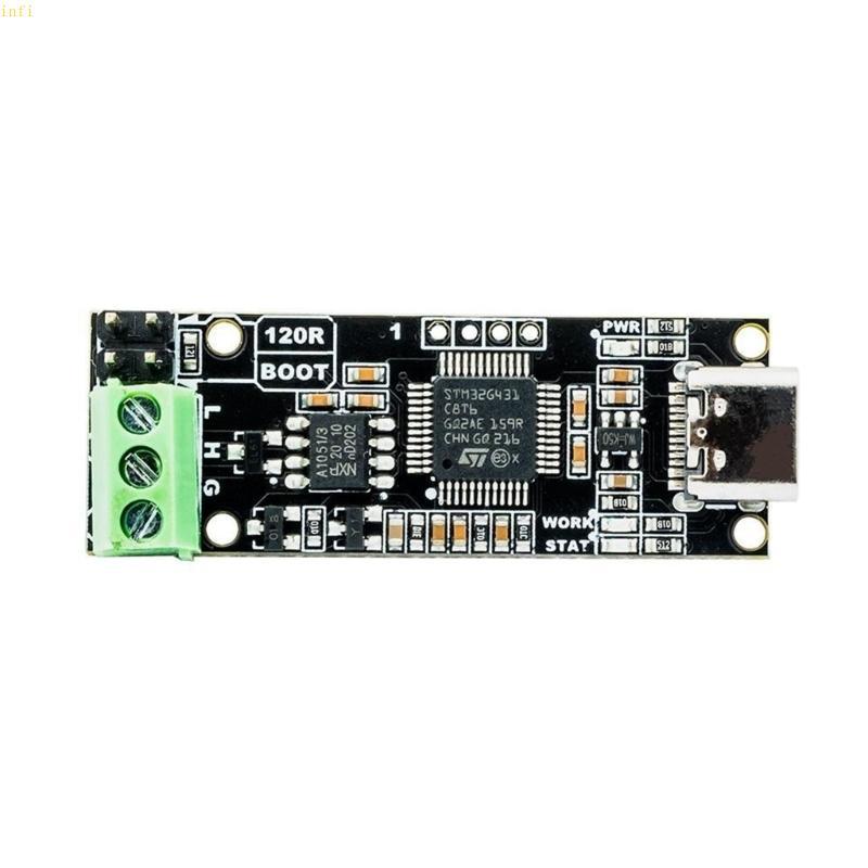 Infi CANable 2 0 CANbus Transceiver USB to CAN เครื่องวิเคราะห์ Protocol CAN2 0 จาก STM32G431C8T6 สํ