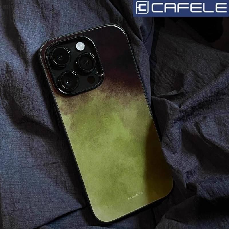 เคสโทรศัพท์เคสโทรศัพท์ IPone16Promax เคสโทรศัพท์ Contrast Color Smudge Apple 15/1413/12promax Simple