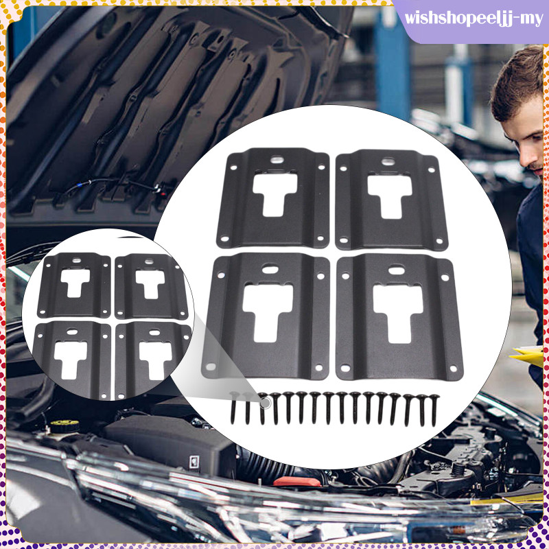 [WishshopeeljjMY] Truck Bed Cargo Tie Down Brackets Bed Cleats Tie สําหรับรถกระบะ Ford F-150