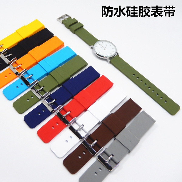 สาย apple watch series 10 สาย applewatch Huaweimi สมาร์ทวอทช์สายยางซิลิโคนอุปกรณ์เสริมสร้อยข้อมือ Ap