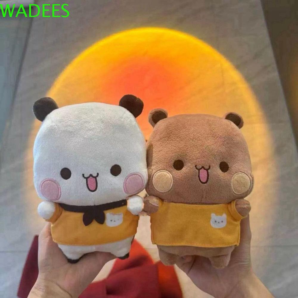 WADEES Kawaii ตุ๊กตาตุ๊กตา Bubu และ Dudu, หมีแพนด้าตุ๊กตา Soft Bubu และ Dudu Panda ตุ๊กตา Plush, ตลก