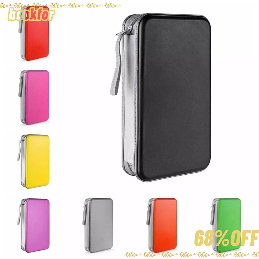 BOOKFOR CD DVD , Plastic 96 แผ่น CD Storage Holder, Double-side CD Sleeve Home