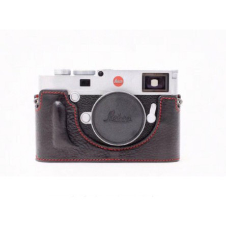 LEICA LEICA m11 กล้องครึ่งกรณีป้องกันกรณี LEICA M11 กล้องเดิมหนังฐานจับกระเป๋ากล้อง