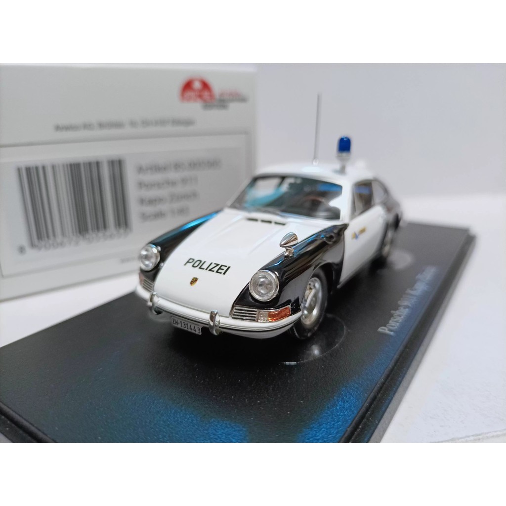 Ace Germany รุ่นปรับแต่ง 1 43 Porsche Patrol รถตํารวจ รุ่น Porsche 911 Kapo Zurich