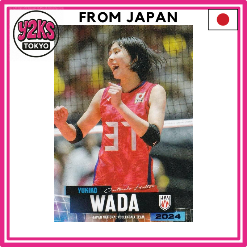 [ของแท้ส่งตรงจากญี่ปุ่น 🇯🇵]  RG59 วาดะ ยูกิโกะ (การ์ดปกติ) วอลเลย์บอลทีมชาติญี่ปุ่นหญิง 2024 การ์ดเท
