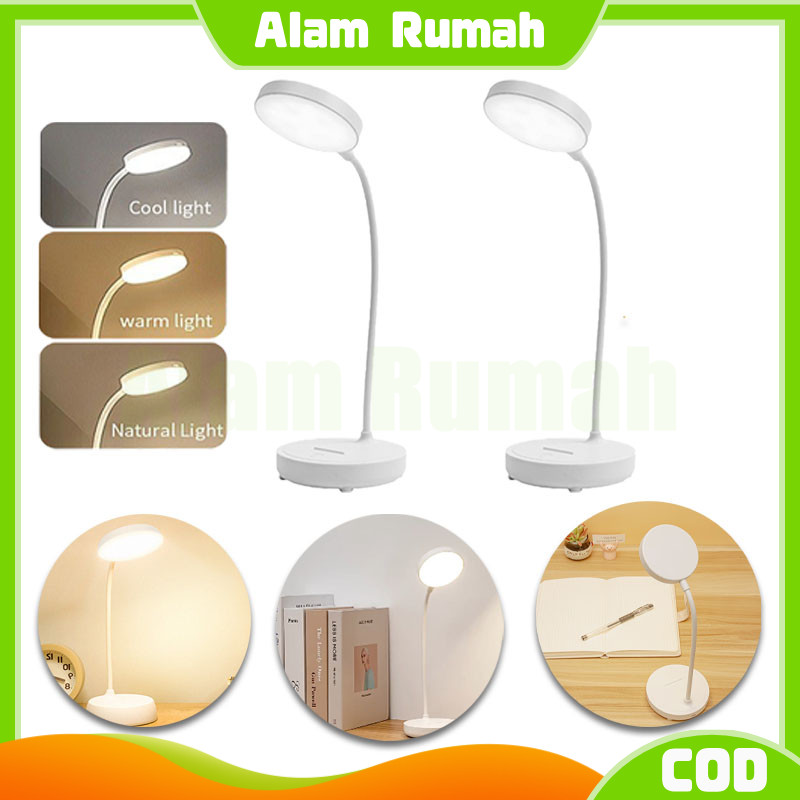 Tricolor touch 3 สีโคมไฟศึกษา/โคมไฟตั้งโต๊ะ LED/โคมไฟตั้งโต๊ะ LED ปลั๊ก usb โคมไฟตั้งโต๊ะแบบชาร์จไฟไ
