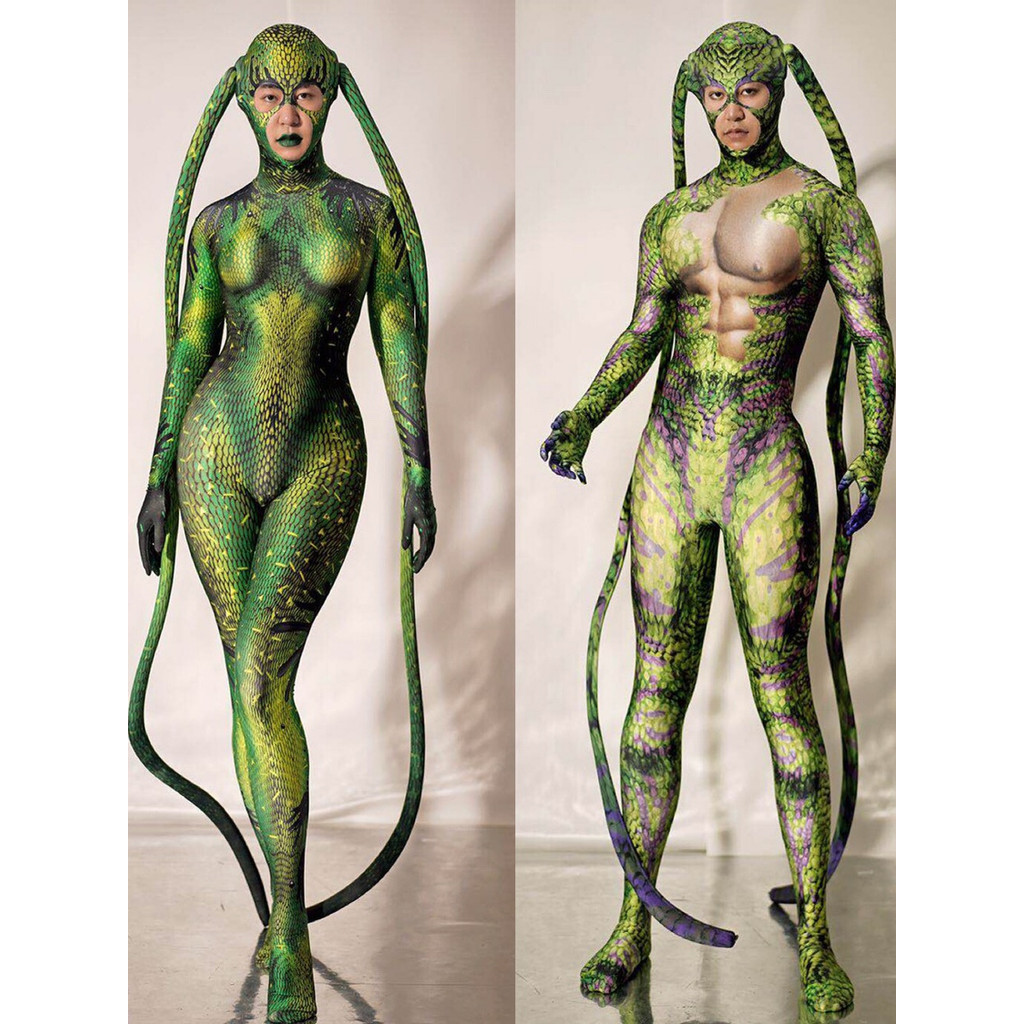 ชุดเครื่องประดับ Beasty Python สำหรับงานปาร์ตี้ฮาโลวีนและสถานที่จัดงานคอสเพลย์