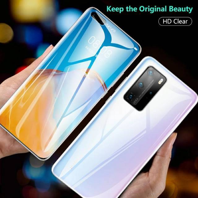 Hydrogel Huawei P40/P40 Pro/P40 Pro+/P40 Lite ป้องกันหน้าจอ Premium ด้านหน้าด้านหลังคลุมทั้งหมด