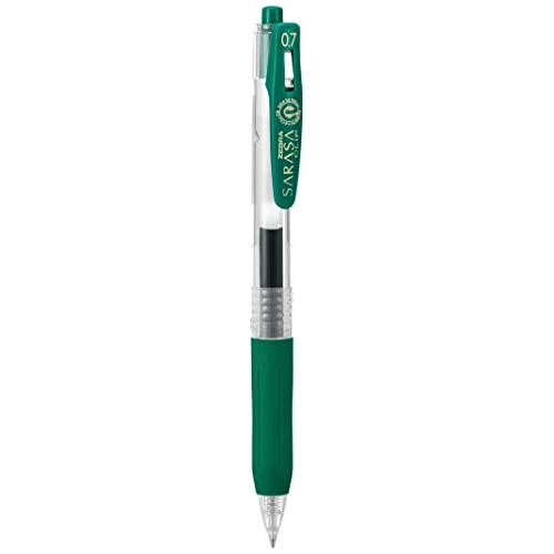 Zebra Gel Ballpoint Pen Sarasa Clip 0.7mm Green - For Students and Professionals