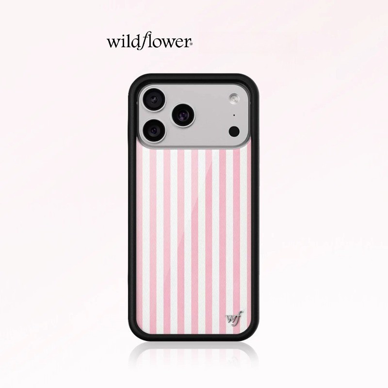ดอกไม้ป่าสีชมพูลายเคสโทรศัพท์สําหรับiPhone 17 Pro Max 11 12 13 14 15 Pro Max 14 15 Plusซิลิโคนคลุมทั้งหมดกันกระแทกWFปลอกสําหรับiPhone 16 Pro Max 16 Plus