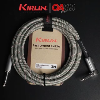 💪แข็งกว่าเดิม 4 เท่า [New 2026] Kirlin IWE-222BM สายแจ็คกีตาร์ และเบส แบบถัก kirlin IWE-222BM เสียง ใส คม ทนทาน