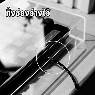 ฝาครอบคีย์บอร์ด อะคริลิค ใส กันฝุ่น กันน้ำ ครอบแป้นพิมพ์ 87 108 ปุ่ม ป้องกันแมวเหยียบ ทนรอย