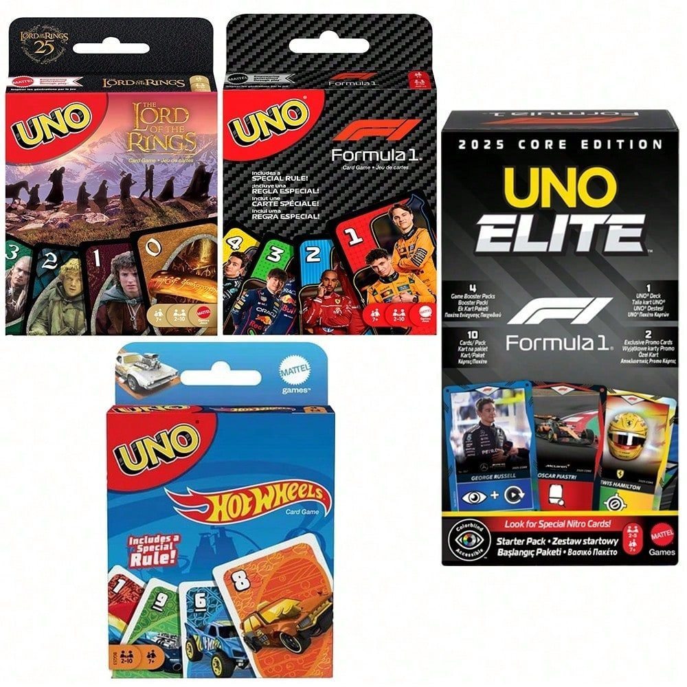 แมทเทล หนึ่ง ฉ1™/ล้อร้อน® การ์ดเกมแข่งรถ – Family Fun for Home, Travel & Camping!