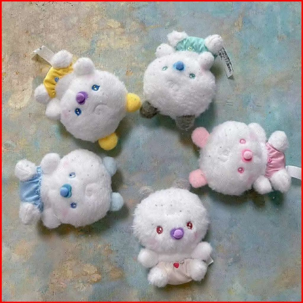 GL PLAVE x LINE FRIENDS MMMM เด็ก Plushie พวงกุญแจมือถือน่ารักตุ๊กตากระเป๋า Charm GL
