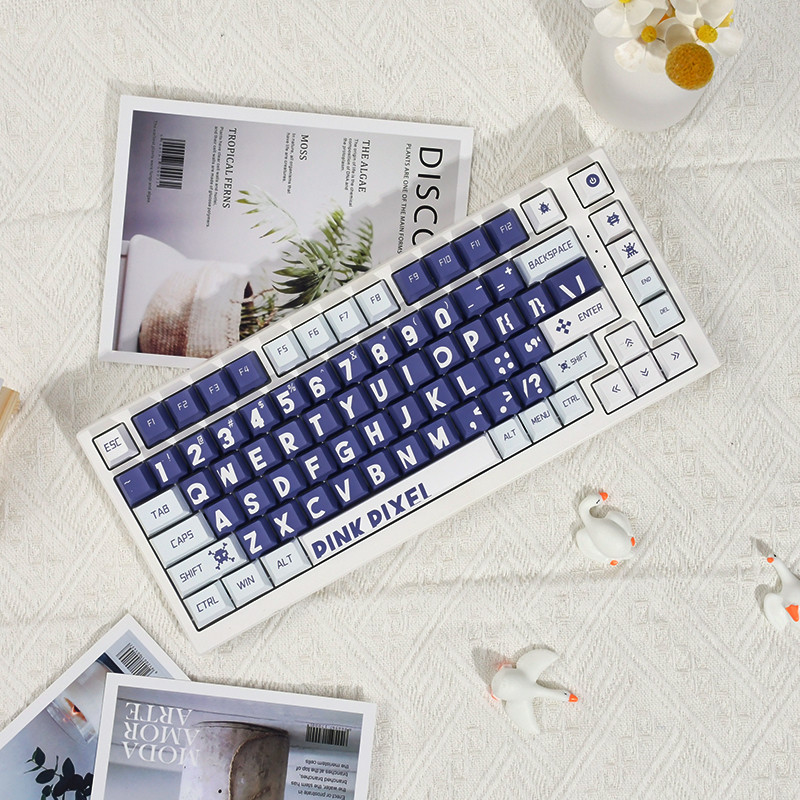 จาก ace68 Keycap PBT โรงงานเดิมที่กําหนดเองระเหิดห้าด้านปุ่มกดเฉพาะ 87 คีย์ wooting60he