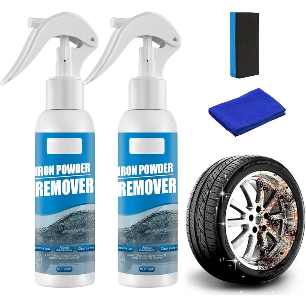 IronPowderRemoverSpray,Multi-FunctionalQuick-ActingRemvalSprayforMetalSurface,IronStainCleanerforWhe