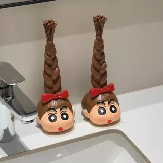 Twist Braided Shin-Chan แหวนผมชั้นเก็บน่ารัก ins สไตล์สร้อยคอเครื่องประดับชั้นวางแถบคาดศีรษะ Storage Display Rack