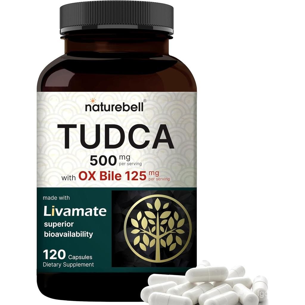 TUDCA 500mg พร้อมเสิร์ฟ OX Bile 125mg, 120 แคปซูล – รองรับเกลือ Bile สูตร Livamate ดูดซึมสูง | อาหารเสริมตับทําความสะอาดดีท็อกซ์และซ่อมแซม | รสขมธรรมชาติ – ที