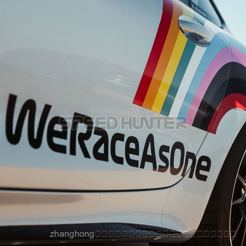 WE RACE AS ONE F1 赛车口贴纸 汽车号装饰
