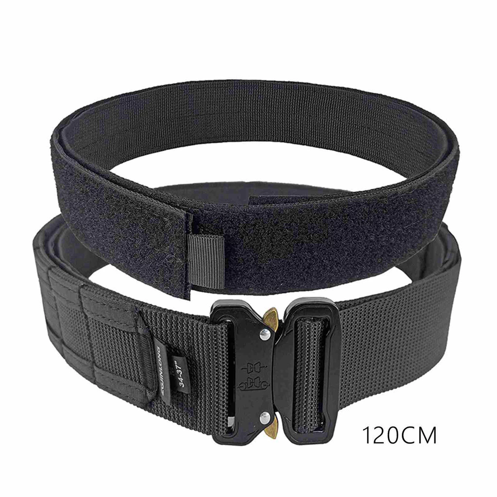 พร้อมส่ง! เข็มขัดเชือก Heavy Duty แบบ MOLLE สายรัดอลูมิเนียม 120/130cm. สายรัดเป้/กระเป๋า สายรัดเอว ทนทาน