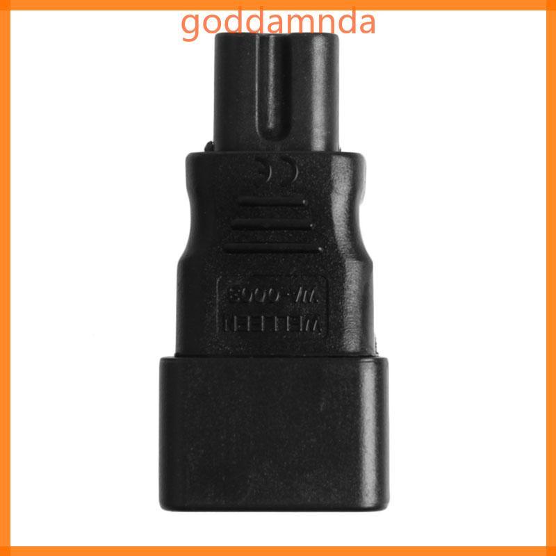 GODD IEC320 C14 ถึง C7 PDU UPS Plug Female Power Adapter Plug Converter Changer
